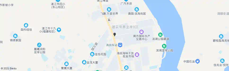 湛江海田东四路_公交站地图_湛江公交_妙搜公交查询2025