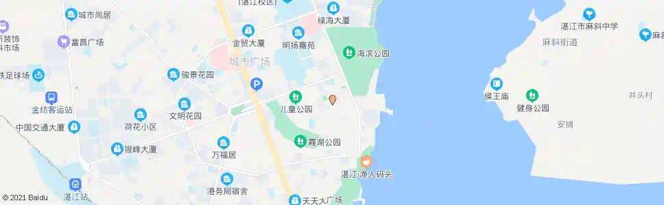 湛江霞山分站_公交站地图_湛江公交_妙搜公交查询2025