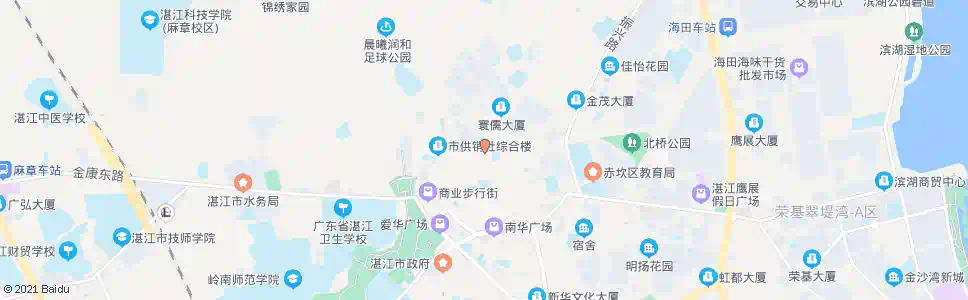 湛江九二一路东_公交站地图_湛江公交_妙搜公交查询2025