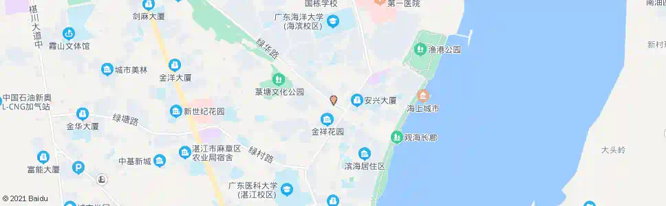 湛江绿华装饰材料市场_公交站地图_湛江公交_妙搜公交查询2025