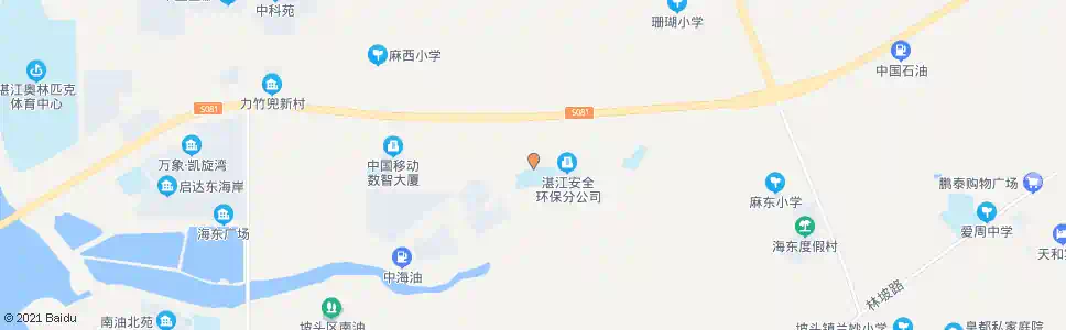 湛江海东中学_公交站地图_湛江公交_妙搜公交查询2025