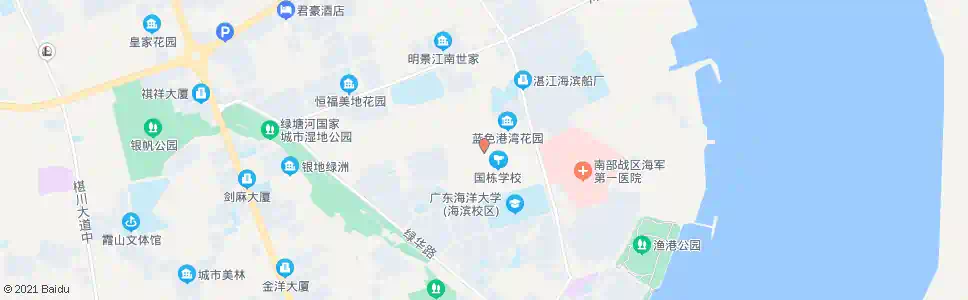 湛江紫荆苑度假村_公交站地图_湛江公交_妙搜公交查询2025