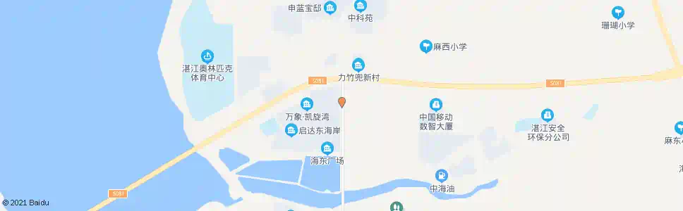 湛江奋勇大道北_公交站地图_湛江公交_妙搜公交查询2025
