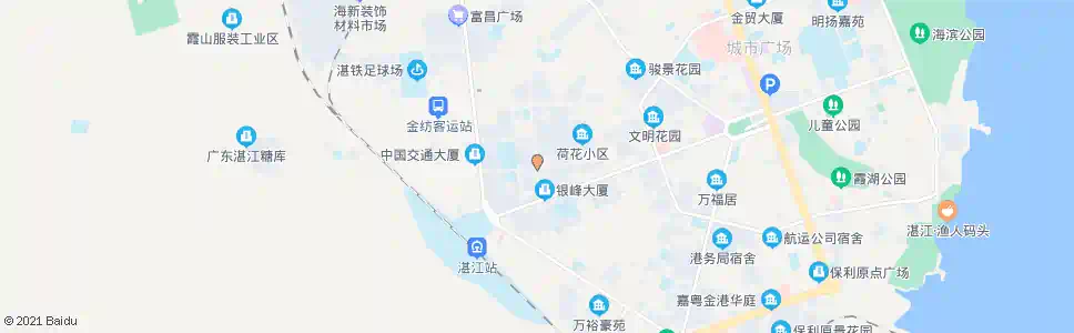 湛江荷花西路_公交站地图_湛江公交_妙搜公交查询2025