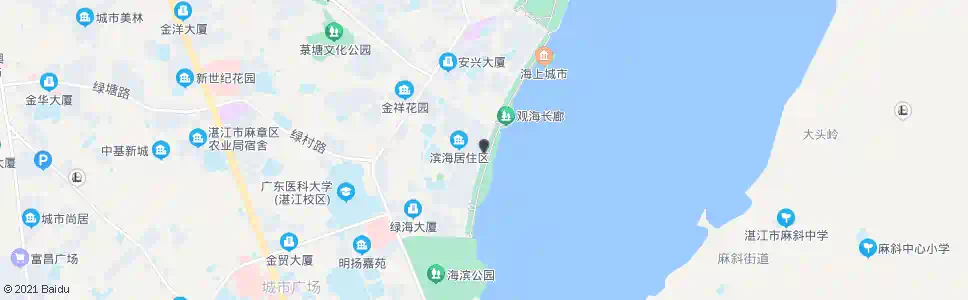 湛江观海路中_公交站地图_湛江公交_妙搜公交查询2025