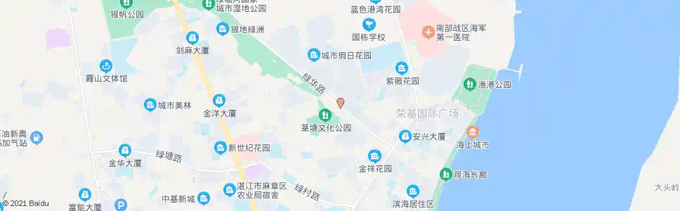 湛江锦秀华景_公交站地图_湛江公交_妙搜公交查询2025