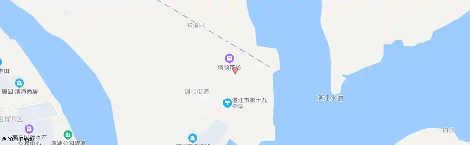 湛江调顺村委会_公交站地图_湛江公交_妙搜公交查询2025