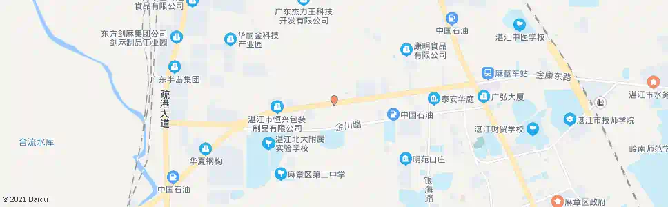 湛江建设管庄公司_公交站地图_湛江公交_妙搜公交查询2025