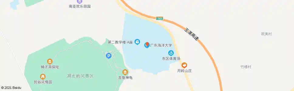 湛江海洋大学_公交站地图_湛江公交_妙搜公交查询2025