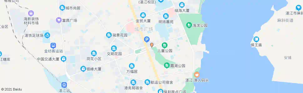 湛江花圃_公交站地图_湛江公交_妙搜公交查询2025