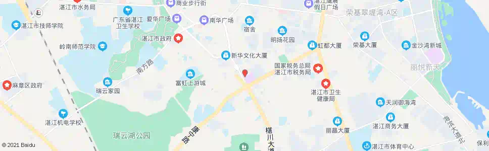 湛江凯德广场_公交站地图_湛江公交_妙搜公交查询2025