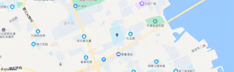 湛江市二中学_公交站地图_湛江公交_妙搜公交查询2025