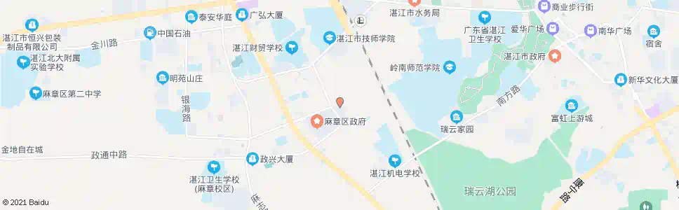 湛江麻章公安分局_公交站地图_湛江公交_妙搜公交查询2025