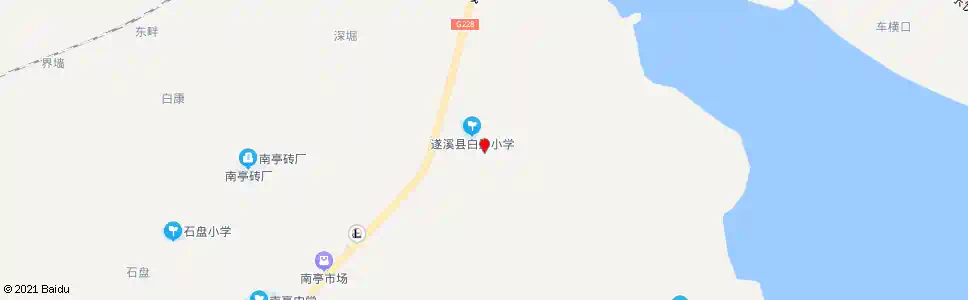 湛江白沙村路口_公交站地图_湛江公交_妙搜公交查询2025