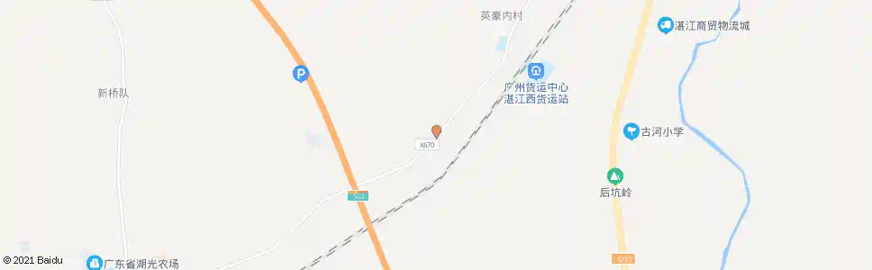 湛江英豪村_公交站地图_湛江公交_妙搜公交查询2025