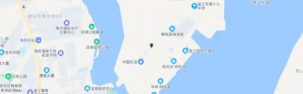 湛江调门口渔业公司_公交站地图_湛江公交_妙搜公交查询2025