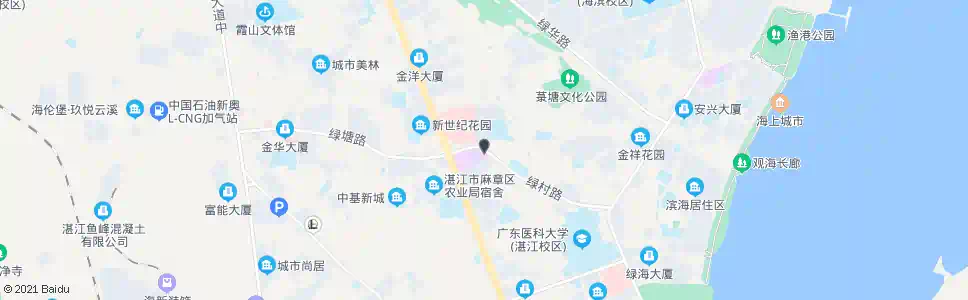 湛江农垦医院南门_公交站地图_湛江公交_妙搜公交查询2025