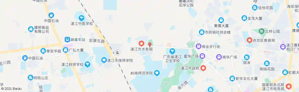 湛江寸宝路口_公交站地图_湛江公交_妙搜公交查询2025