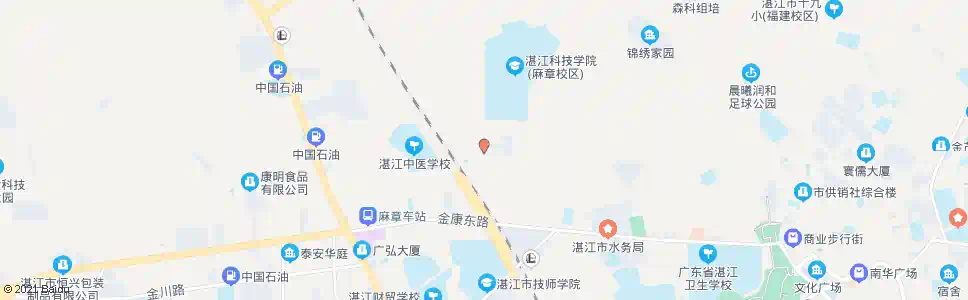 湛江沙墩村_公交站地图_湛江公交_妙搜公交查询2025