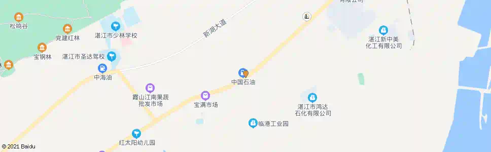 湛江宝满加油站_公交站地图_湛江公交_妙搜公交查询2025