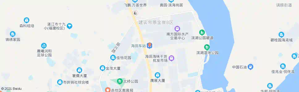 湛江海定路_公交站地图_湛江公交_妙搜公交查询2025