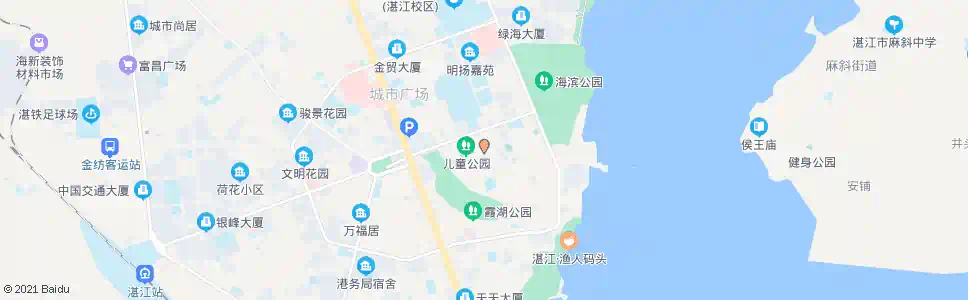 湛江逸仙路_公交站地图_湛江公交_妙搜公交查询2025