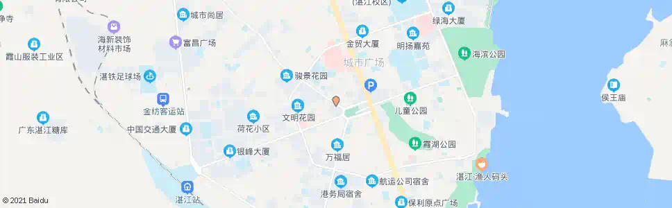 湛江湛新市场_公交站地图_湛江公交_妙搜公交查询2025