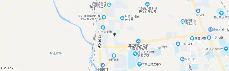 湛江金园路南_公交站地图_湛江公交_妙搜公交查询2025