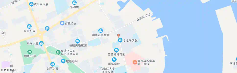 湛江海滨村_公交站地图_湛江公交_妙搜公交查询2025