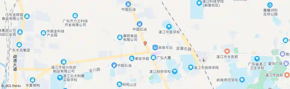 湛江回龙村_公交站地图_湛江公交_妙搜公交查询2025