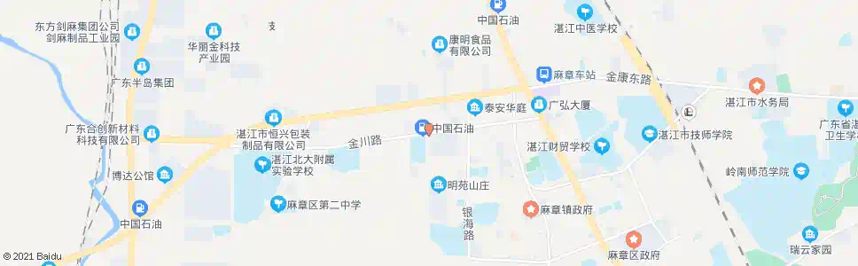 湛江粤西技校_公交站地图_湛江公交_妙搜公交查询2025