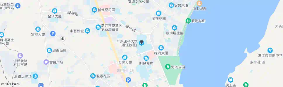 湛江医学院_公交站地图_湛江公交_妙搜公交查询2025