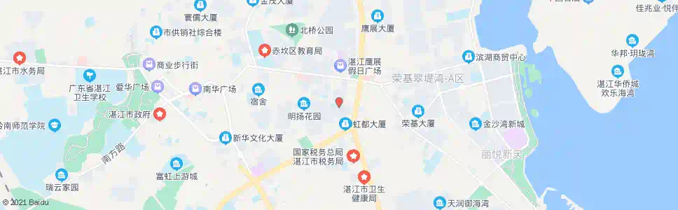 湛江南苑小区站_公交站地图_湛江公交_妙搜公交查询2025