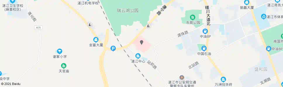 湛江市中心人民医院_公交站地图_湛江公交_妙搜公交查询2025