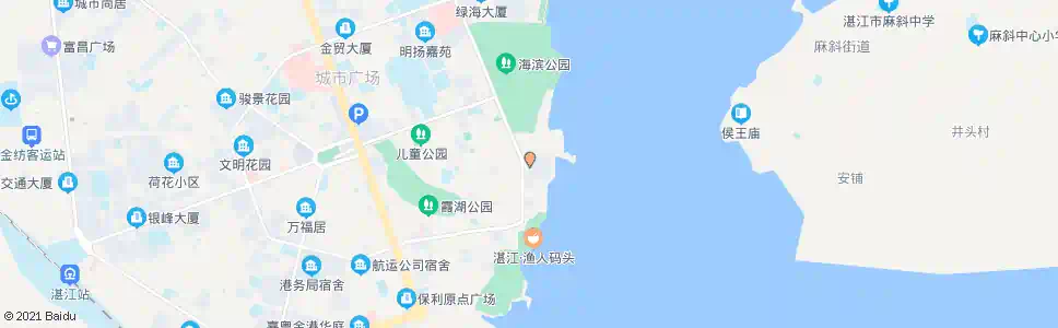 湛江霞山水产批发市场_公交站地图_湛江公交_妙搜公交查询2025