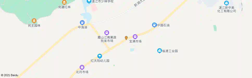 湛江宝满村_公交站地图_湛江公交_妙搜公交查询2025