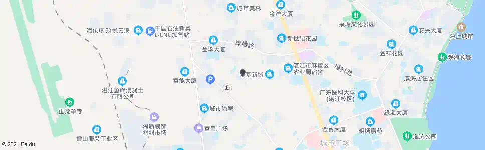 湛江方兴市场_公交站地图_湛江公交_妙搜公交查询2025