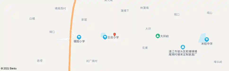 湛江五合_公交站地图_湛江公交_妙搜公交查询2025