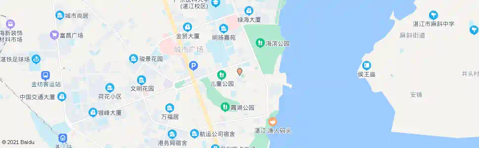 湛江延安路_公交站地图_湛江公交_妙搜公交查询2025
