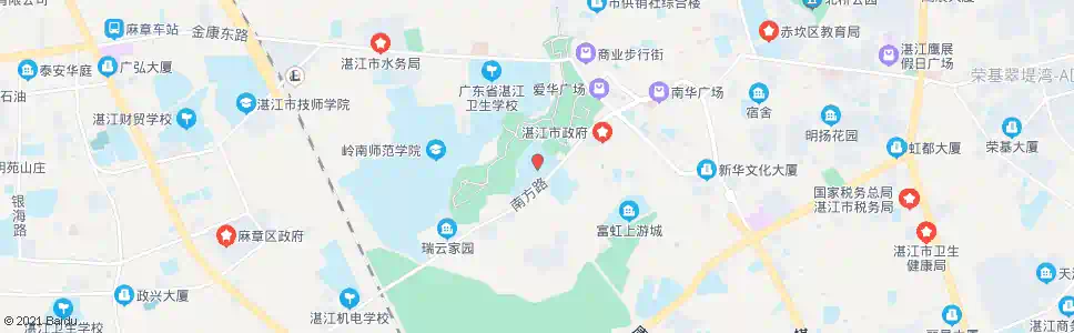 湛江湛江一中_公交站地图_湛江公交_妙搜公交查询2025