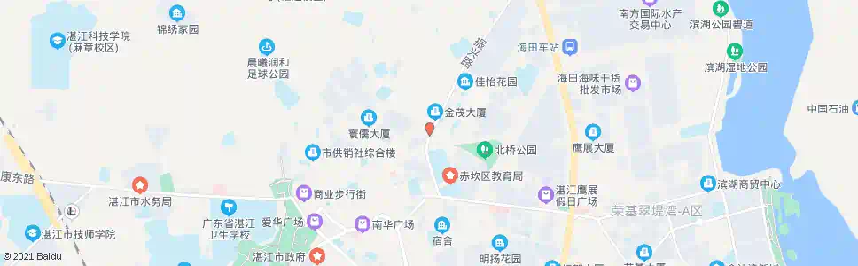 湛江新春路口_公交站地图_湛江公交_妙搜公交查询2025