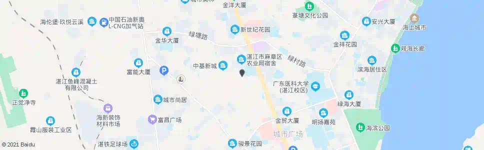 湛江绿亭路口_公交站地图_湛江公交_妙搜公交查询2025