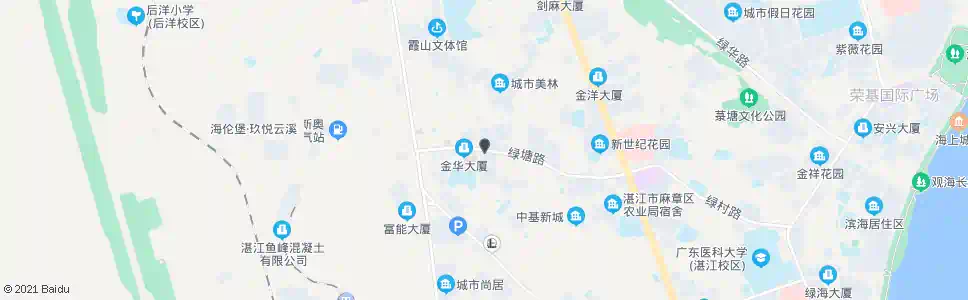 湛江新奥城市花园_公交站地图_湛江公交_妙搜公交查询2025