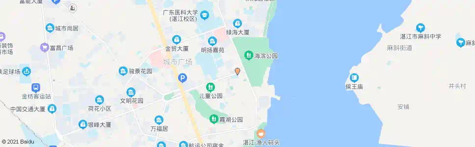 湛江时代广场_公交站地图_湛江公交_妙搜公交查询2025