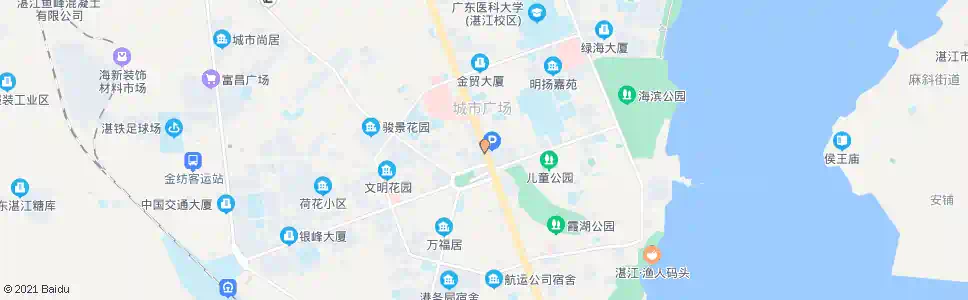 湛江国贸大厦_公交站地图_湛江公交_妙搜公交查询2025