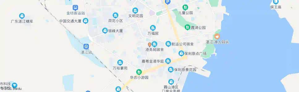 湛江工农路_公交站地图_湛江公交_妙搜公交查询2025