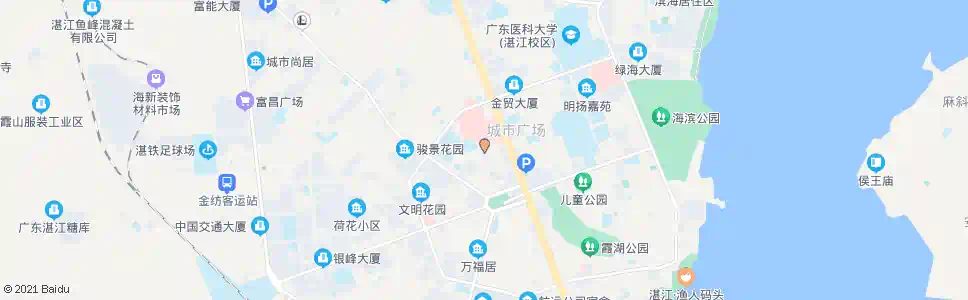 湛江岭南路_公交站地图_湛江公交_妙搜公交查询2025