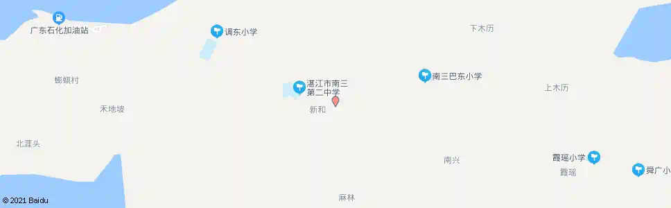 湛江新和村路口_公交站地图_湛江公交_妙搜公交查询2025