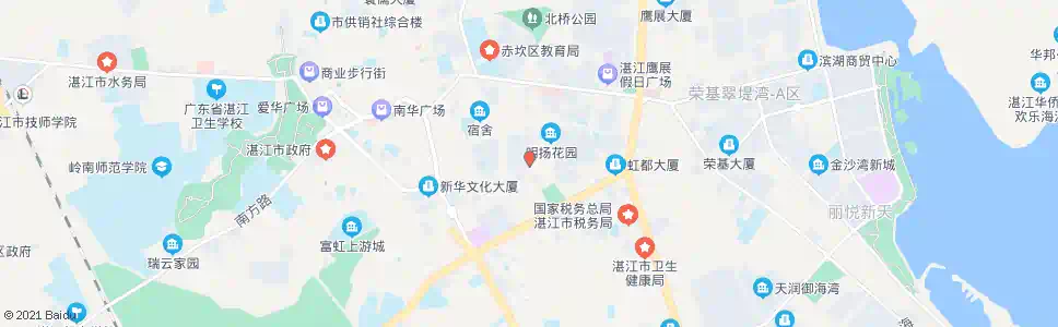 湛江东园路_公交站地图_湛江公交_妙搜公交查询2025