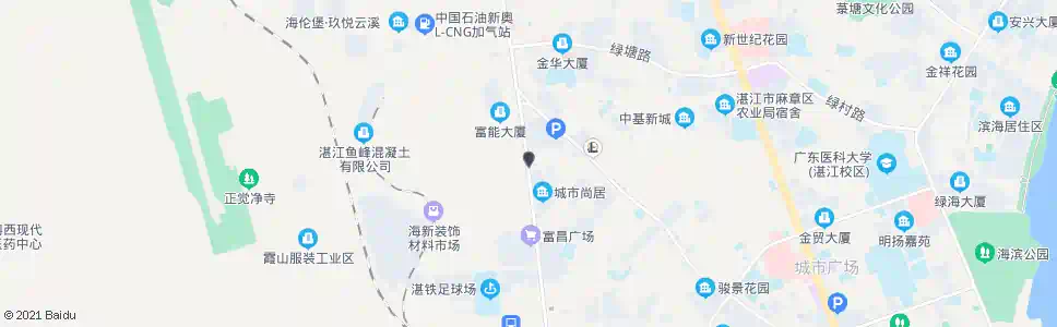 湛江椹川西四路_公交站地图_湛江公交_妙搜公交查询2025